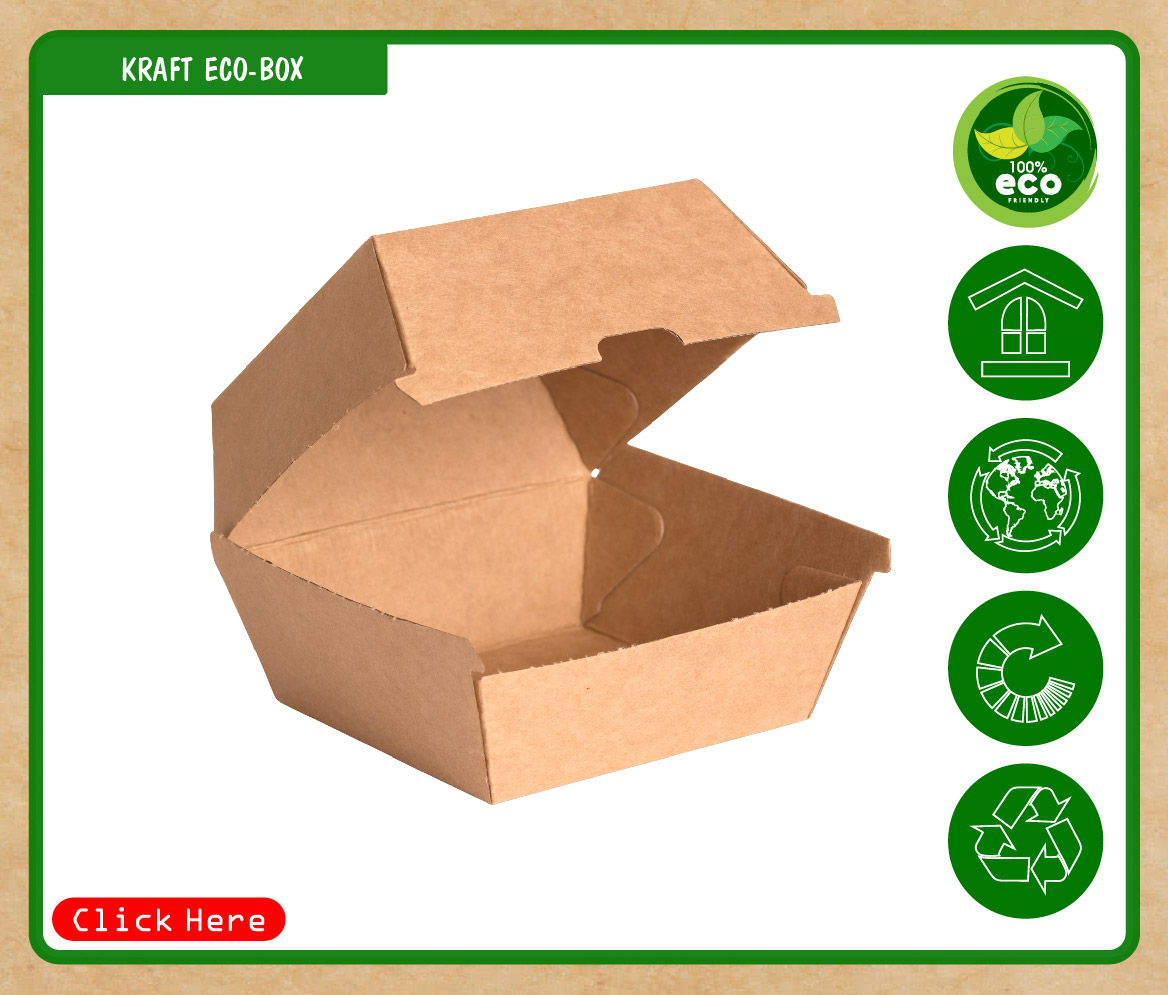 Hộp hambuger giấy kraft